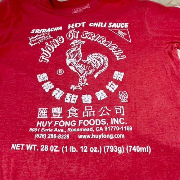Sriracha Hot Chili Sauce Unisex Short Sleeve Tee Size L - Picture 4 of 11